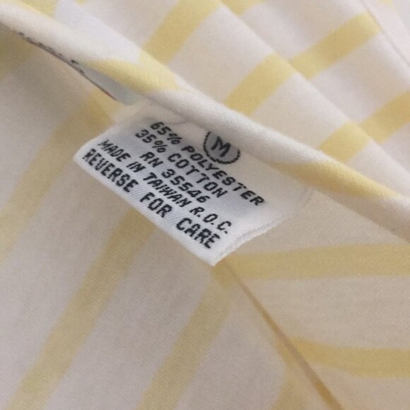 Yellow and white stripe romper - Picture 4 of 4